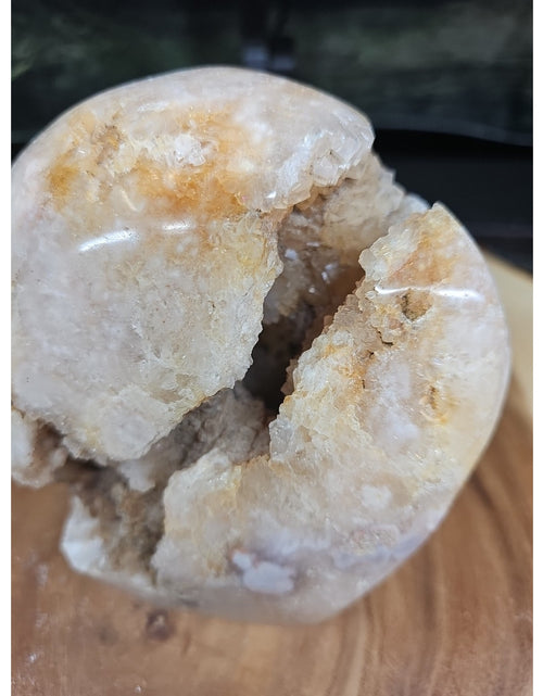 Load image into Gallery viewer, 3.85LB 1Pcs Natural Agate Carnelian Quartz Crystal Decoration Geode