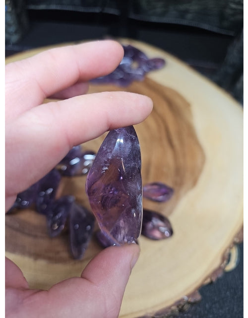 Load image into Gallery viewer, 11Pcs Raw Natural Purple Amethyst Quartz Crystal Tumbled Healing Brazil .44lbs