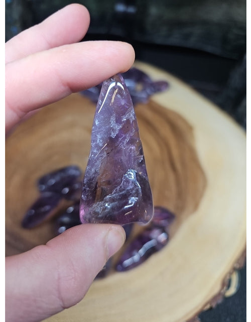 Load image into Gallery viewer, 11Pcs Raw Natural Purple Amethyst Quartz Crystal Tumbled Healing Brazil .44lbs