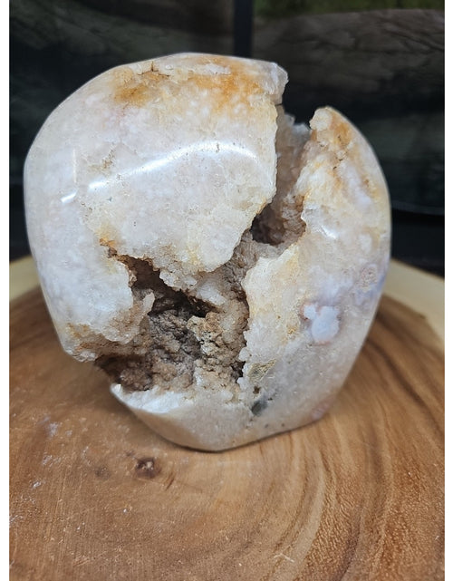 Load image into Gallery viewer, 3.85LB 1Pcs Natural Agate Carnelian Quartz Crystal Decoration Geode