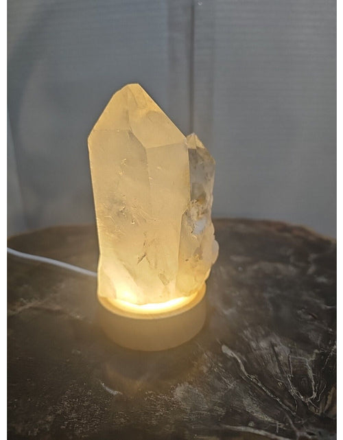 Load image into Gallery viewer, 429g White Quartz Crystal Cluster W/ Led Light