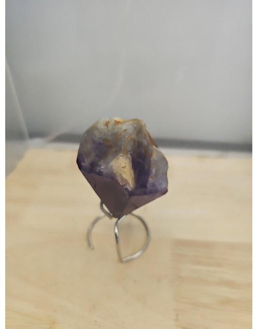 Load image into Gallery viewer, 294G Top natural amethyst backbone Scepter mineral specimen earth healing.W/ Led