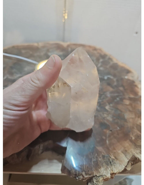 Load image into Gallery viewer, 429g White Quartz Crystal Cluster W/ Led Light