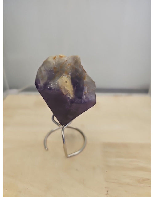 Load image into Gallery viewer, 294G Top natural amethyst backbone Scepter mineral specimen earth healing.W/ Led