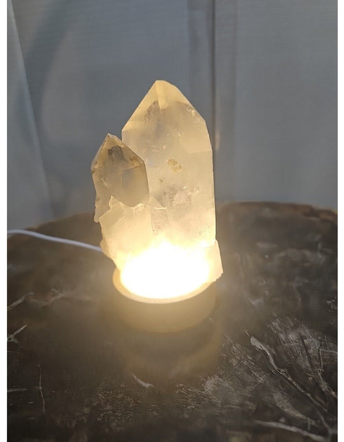 Load image into Gallery viewer, 429g White Quartz Crystal Cluster W/ Led Light