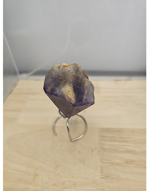 Load image into Gallery viewer, 294G Top natural amethyst backbone Scepter mineral specimen earth healing.W/ Led