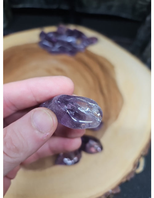Load image into Gallery viewer, 11Pcs Raw Natural Purple Amethyst Quartz Crystal Tumbled Healing Brazil .44lbs