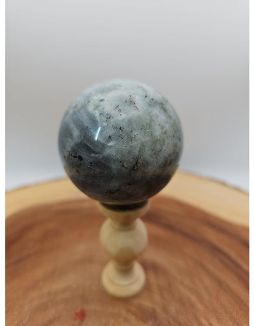 Load image into Gallery viewer, Labradorite Sphere 223g W/stand
