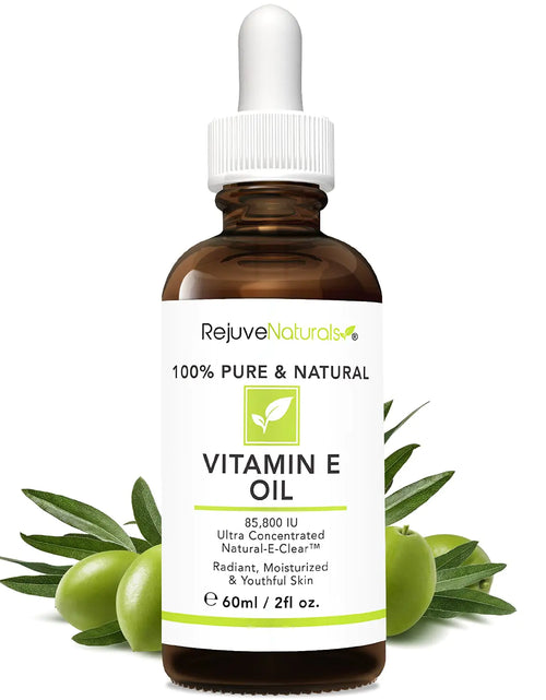 Load image into Gallery viewer, Vitamin E Oil - 100% Pure &amp; Natural, 85,800 IU. Repair Dry, Damaged Skin from Surgery &amp; Acne, Age Spots &amp; Wrinkles. Boost Collagen for Moisturized, Youthful-looking Skin. d-alpha tocopherol, 2 Fl Oz 2 Fl Oz (Pack of 1)
