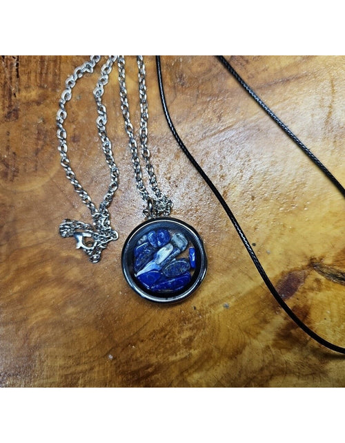 Load image into Gallery viewer, Lapis Pendant Necklace
