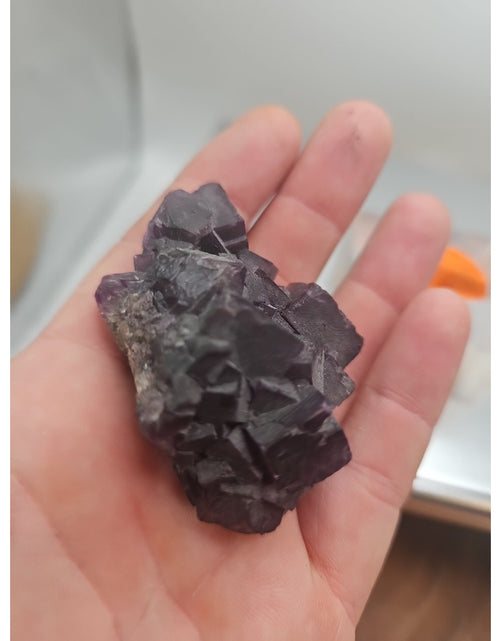 Load image into Gallery viewer, Fluorite crystal quartz cluster 2.5oz
