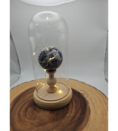 Amethyst Sphere With Case 60mm