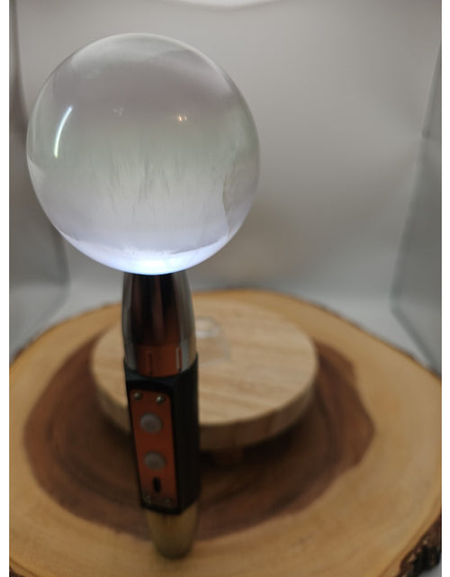 Load image into Gallery viewer, 1.17lb Natural Rainbow Fluorite Quartz Crystal Sphere Ball Polished
