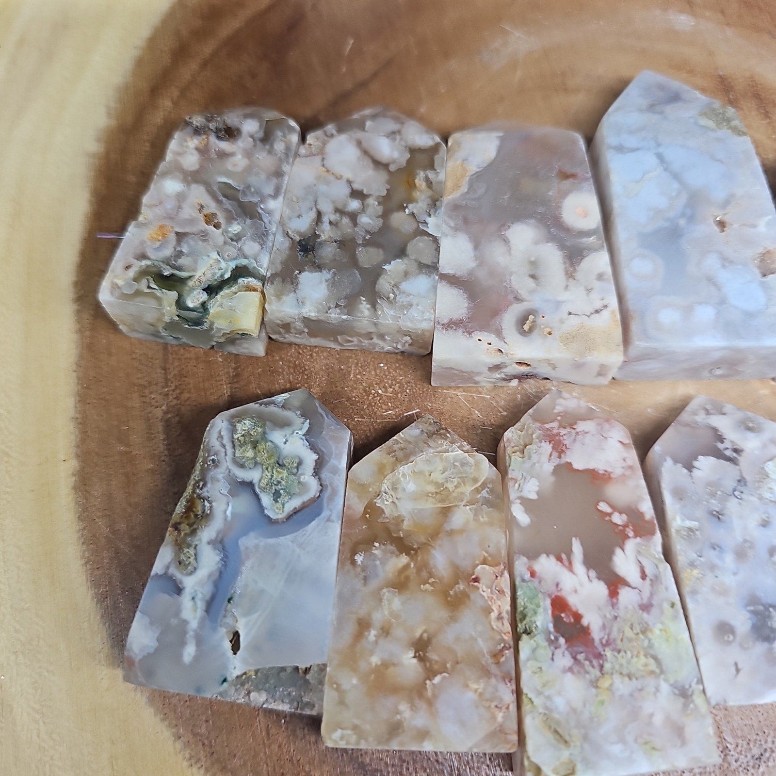 Phantom Agate cornelian towers