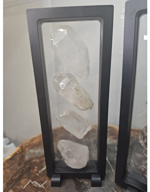 Load image into Gallery viewer, Quartz Crystal &amp; Smokey Quartz W/Stands Total Weight 1.33lbs Great Show Item
