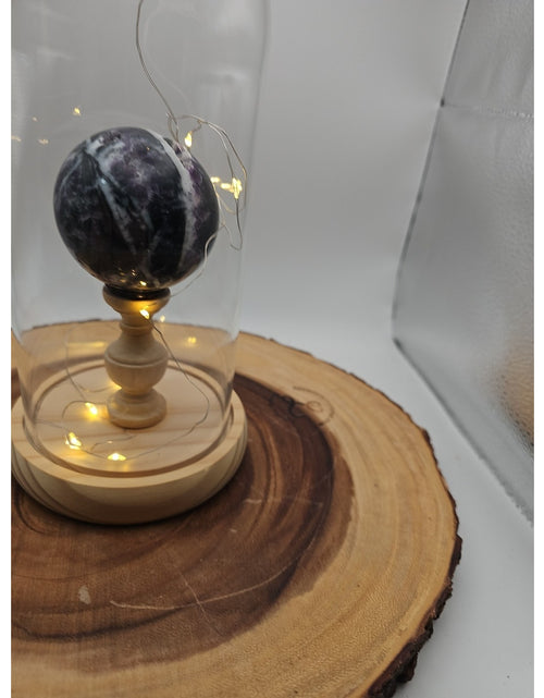 Load image into Gallery viewer, Amethyst Sphere With Case 60mm

