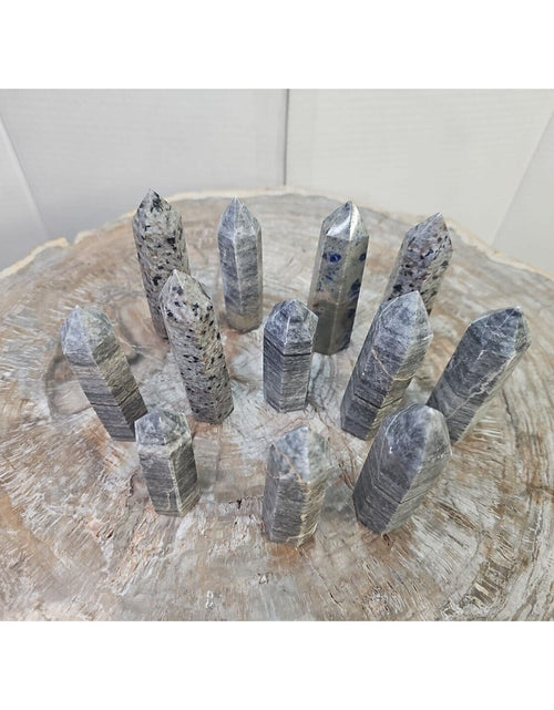 Load image into Gallery viewer, 2.41LB 12Pcs A Set Of Natural Quartz Crystal Jasper Point Tower Polished Healing
