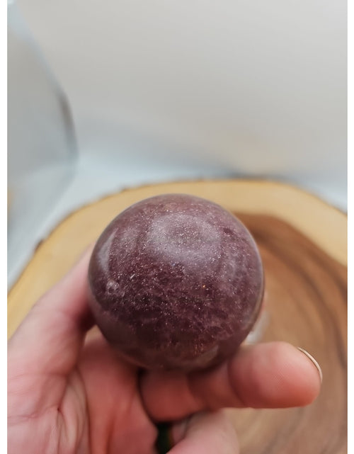Load image into Gallery viewer, Strawberry Quartz Crystal Sphere 260g 55mm
