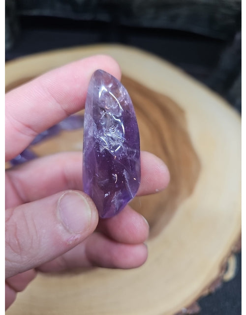 Load image into Gallery viewer, 11Pcs Raw Natural Purple Amethyst Quartz Crystal Tumbled Healing Brazil .48lbs

