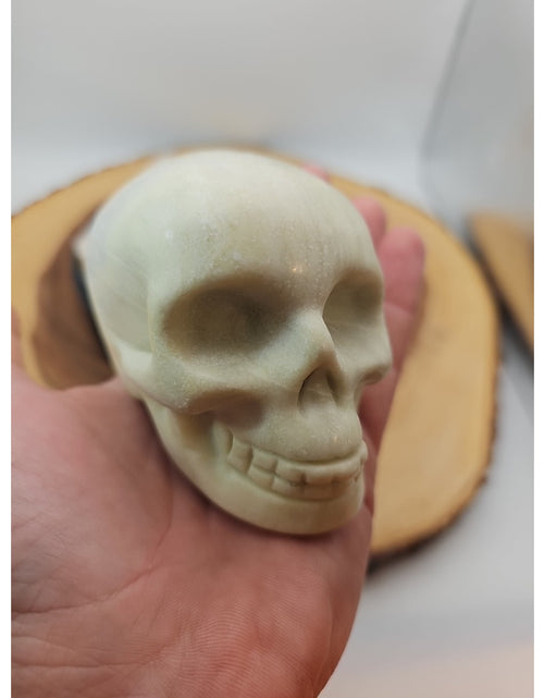 Load image into Gallery viewer, 1.14lb Natural Jasper Calcite Skulls Crystal Carving Mixed Stones Healing
