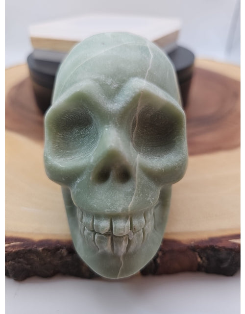 Load image into Gallery viewer, Natural Jasper Calcite Skulls Crystal Carving Mixed Stones Healing .89lbs
