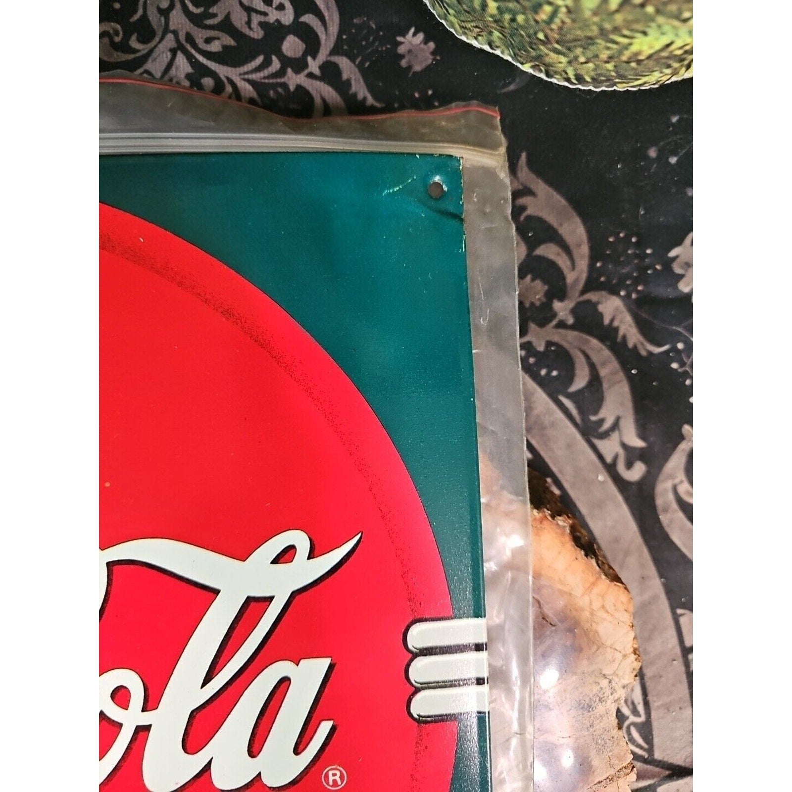 coke sign vintage 1989