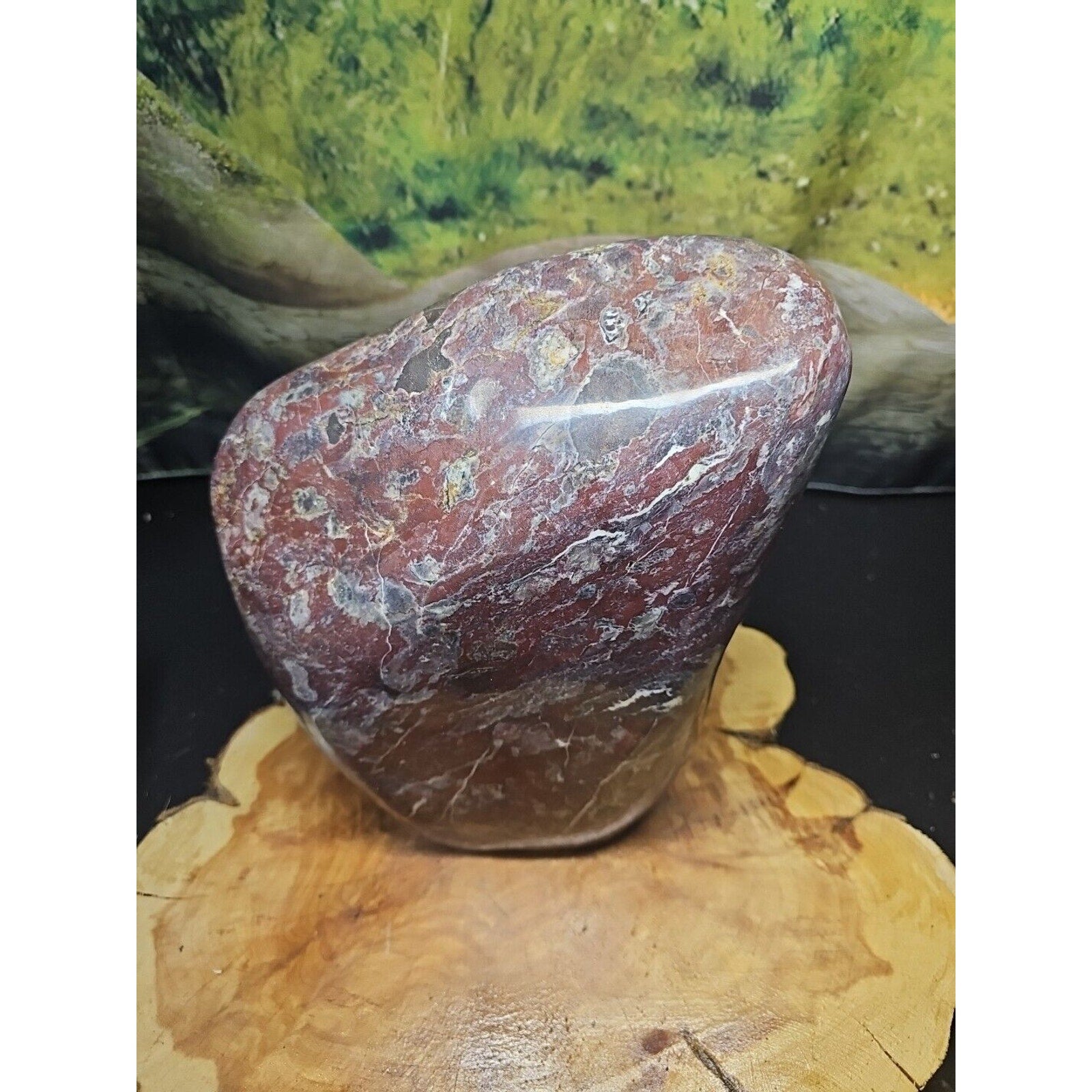 16.6LB Natural Chicken Blood Stone Quartz Crystal Mineral specimen healing