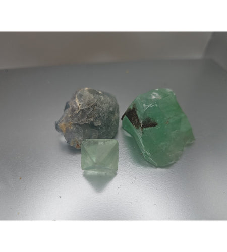 Flourite Specimens 3pcs .97oz