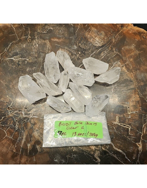 Load image into Gallery viewer, 13.7oz Quartz Crystal Points From Brazil
