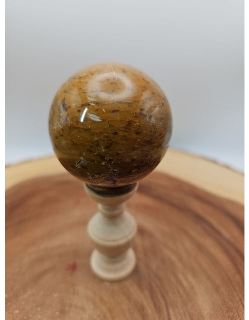 Load image into Gallery viewer, Ocean Jasper Sphere W/Stand 187g
