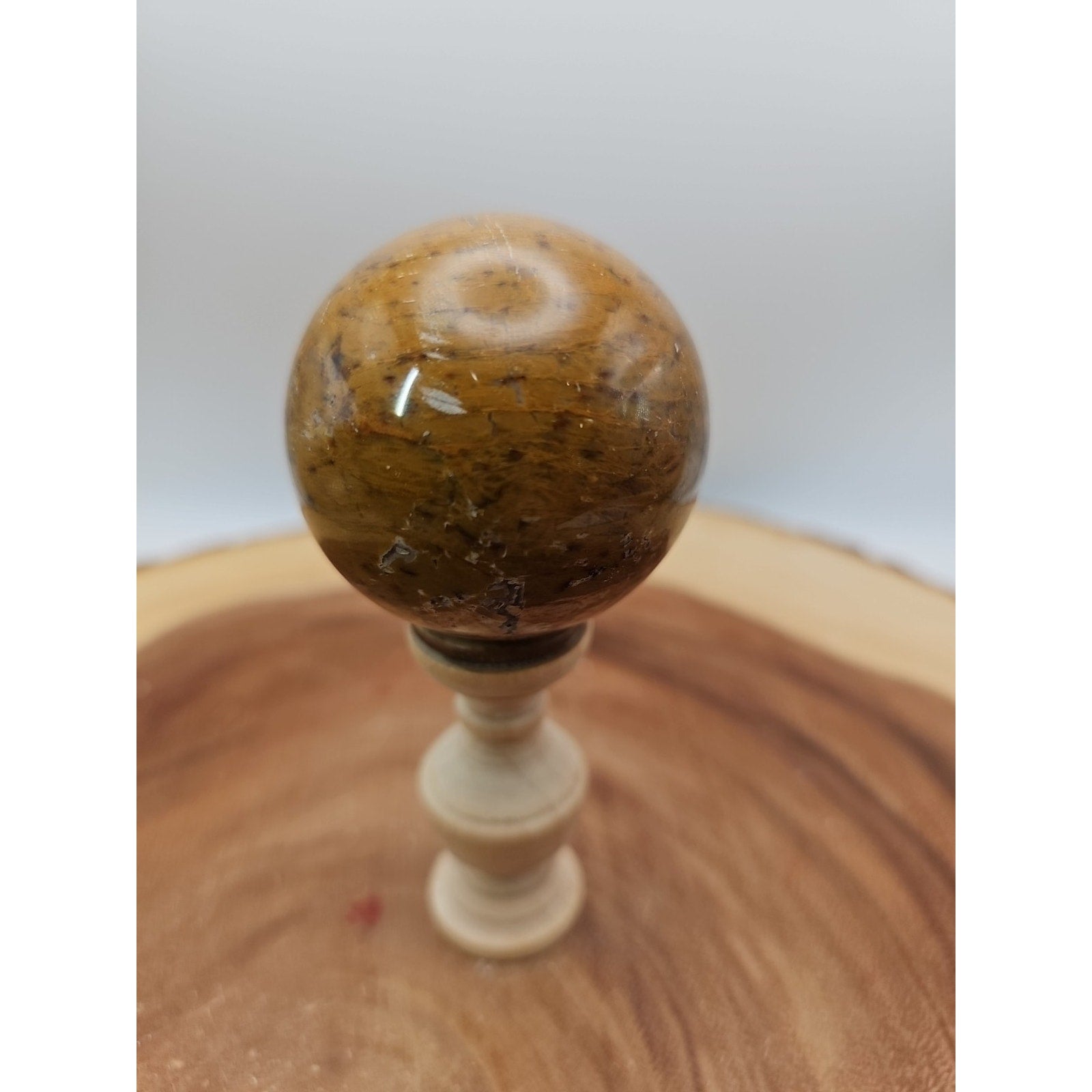 Ocean Jasper Sphere W/Stand 187g