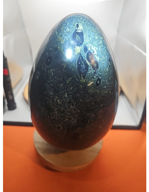 Load image into Gallery viewer, 15.2LB Natural Kambaba Jasper Quartz Crystal With Jade Ring Stand
