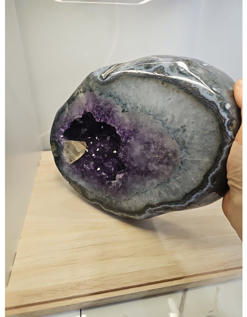 Load image into Gallery viewer, XLarge amethyst crystal cluster geode 10.5 Lbs
