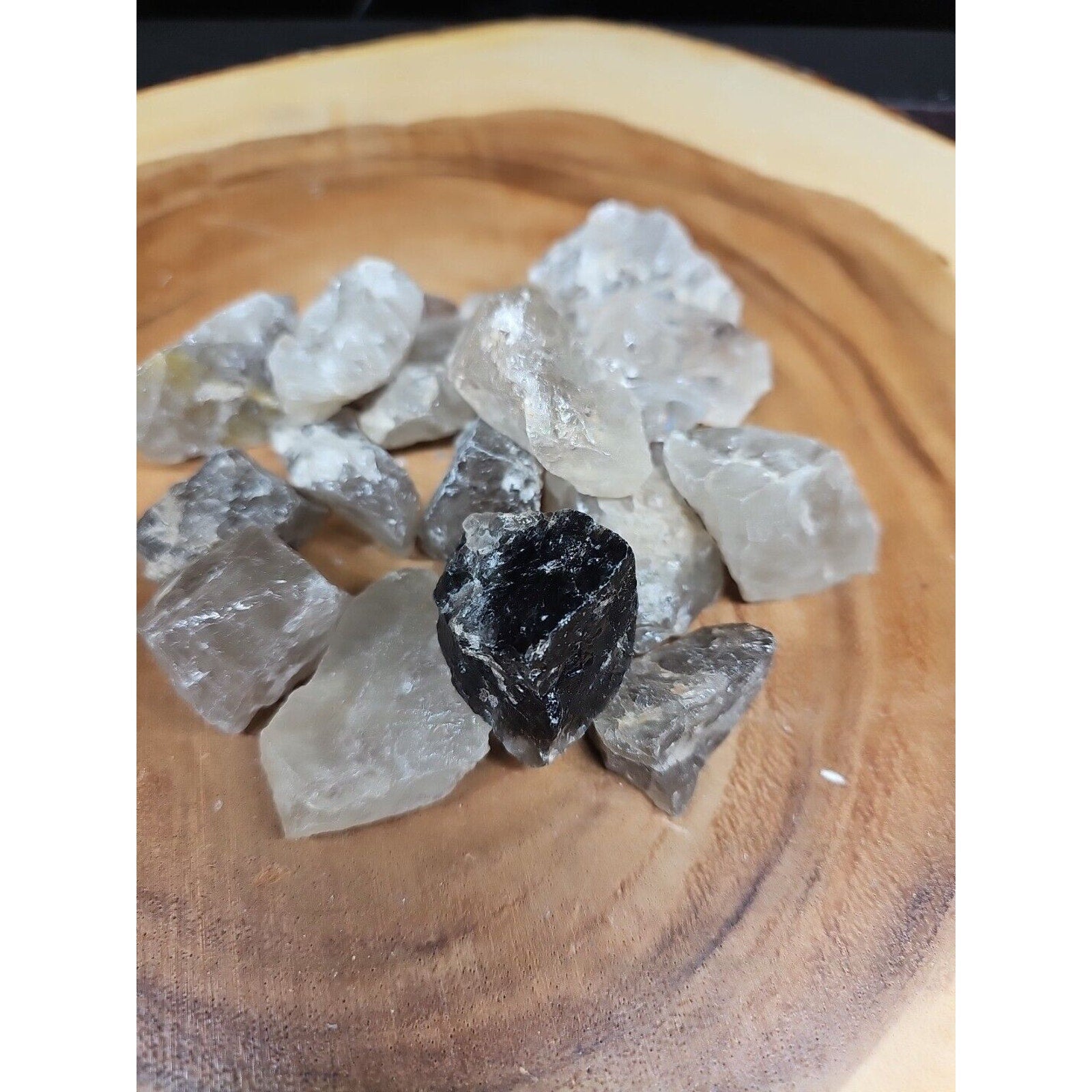 Smoky Quartz Crystal .75lbs 18pcs