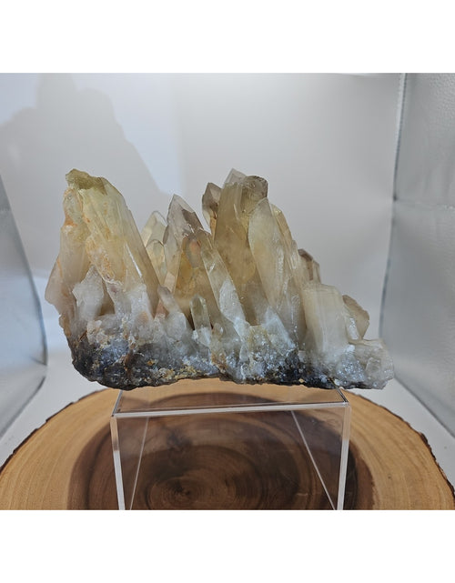 Load image into Gallery viewer, 4.2LB Natural citrine cluster mineral specimen quartz crystal restoration-
