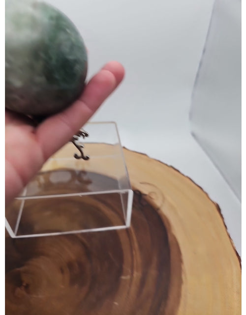 Load image into Gallery viewer, Green Strawberry Quartz 62mm .73lb W/stand
