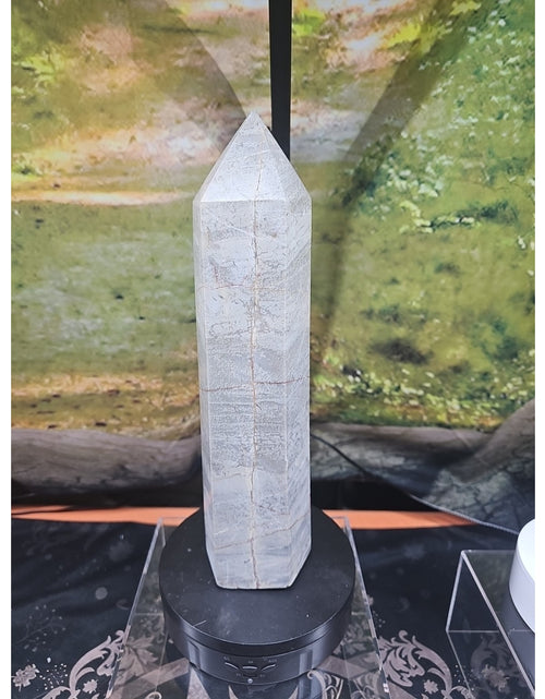 Load image into Gallery viewer, 6.66lbs 12in Tall Ocean Jasper Crystal Point
