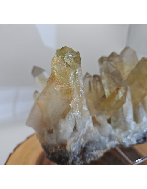 Load image into Gallery viewer, 4.2LB Natural citrine cluster mineral specimen quartz crystal restoration-
