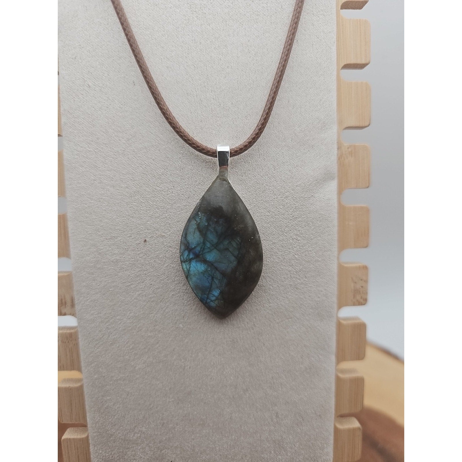 Labradorite Crystal Pendant 1 Each