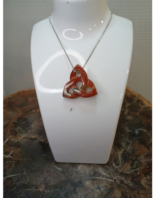 Load image into Gallery viewer, Ocean Jasper Agate Necklace W/925 Silver Chain
