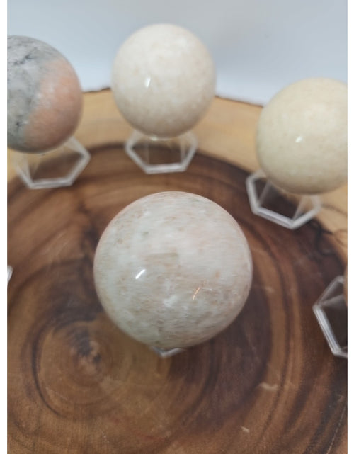 Load image into Gallery viewer, Quartz Crystal Sphere 50mm 1 Each Sandstone
