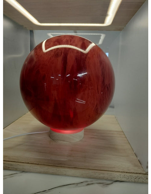 Load image into Gallery viewer, 21.5lb Red Smelting Stone Quartz Sphere Crystal Ball
