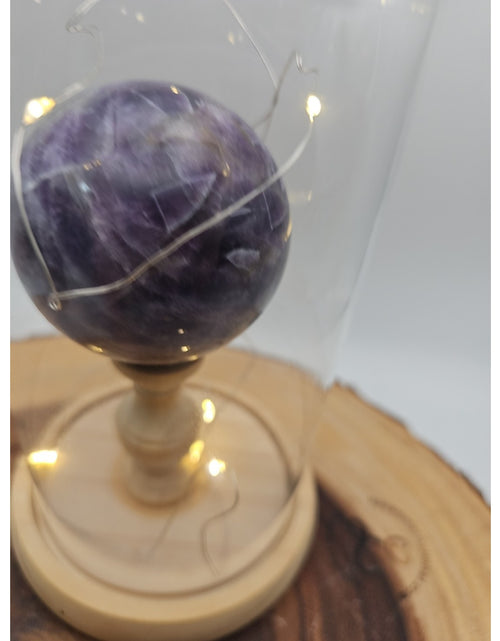 Load image into Gallery viewer, Amethyst Sphere With Case 60mm
