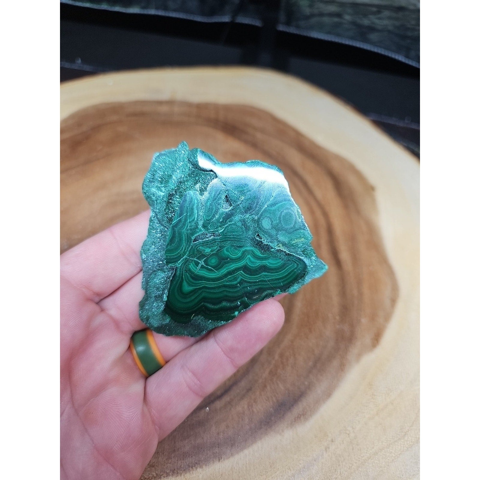 Malachite Slice 110g
