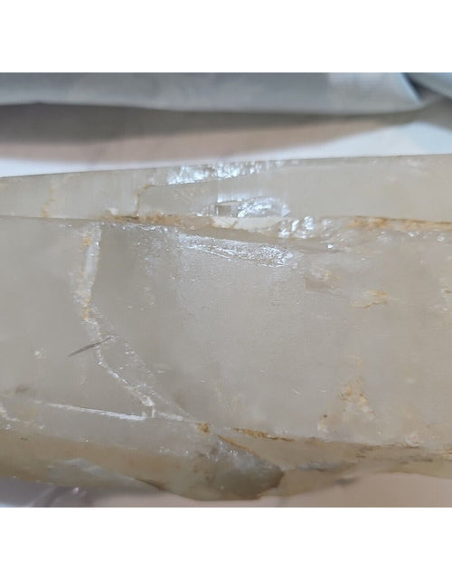 Load image into Gallery viewer, 8.7LB 12.9“ Natural Raw Clear White Quartz Crystal Point Rough Stone Rock Brazil
