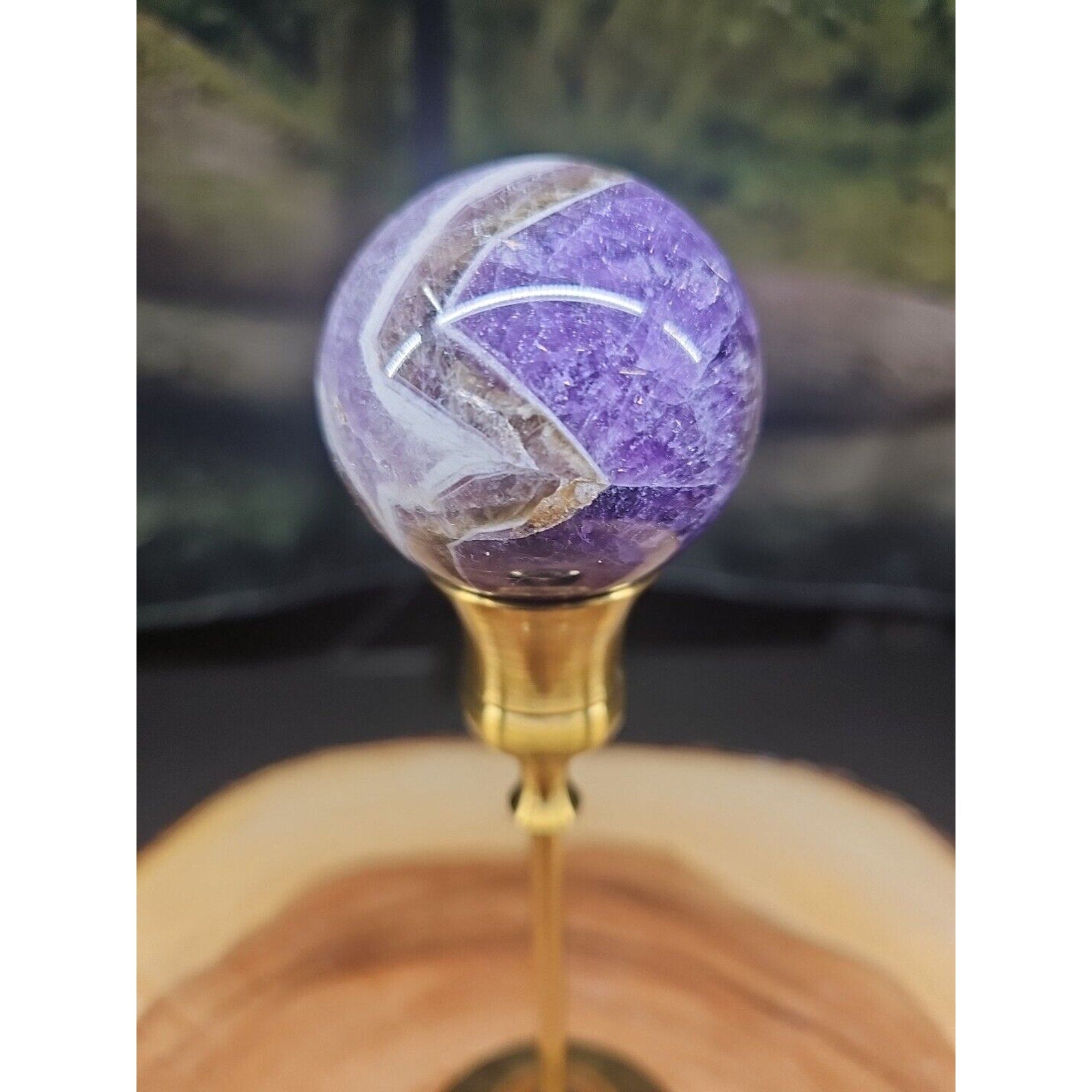 Amethyst Sphere 53mm W/Stand