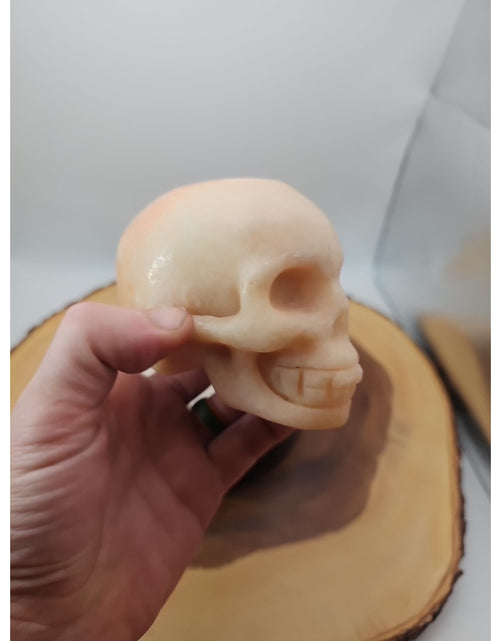 Load image into Gallery viewer, 1.56 Natural sunstone Skull Crystal Carving Mixed Stones Healing
