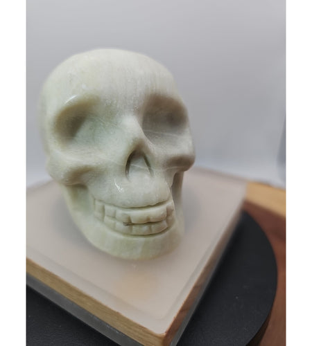 1.14lb Natural Jasper Calcite Skulls Crystal Carving Mixed Stones Healing