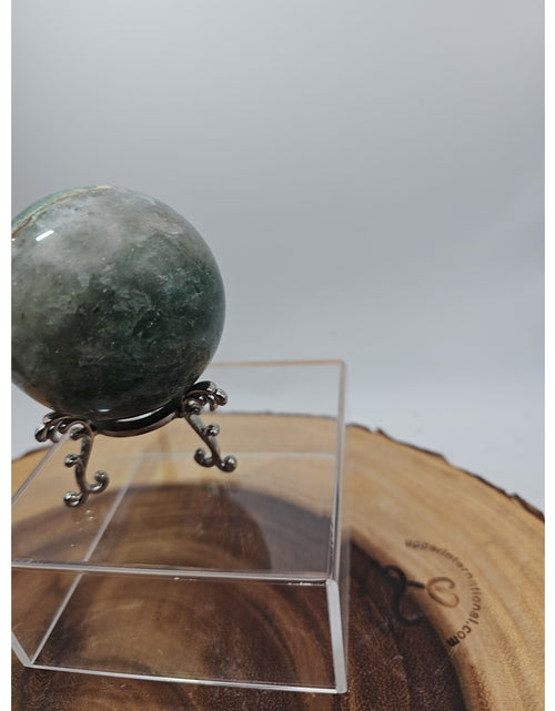 Load image into Gallery viewer, Green Strawberry Quartz 62mm .73lb W/stand
