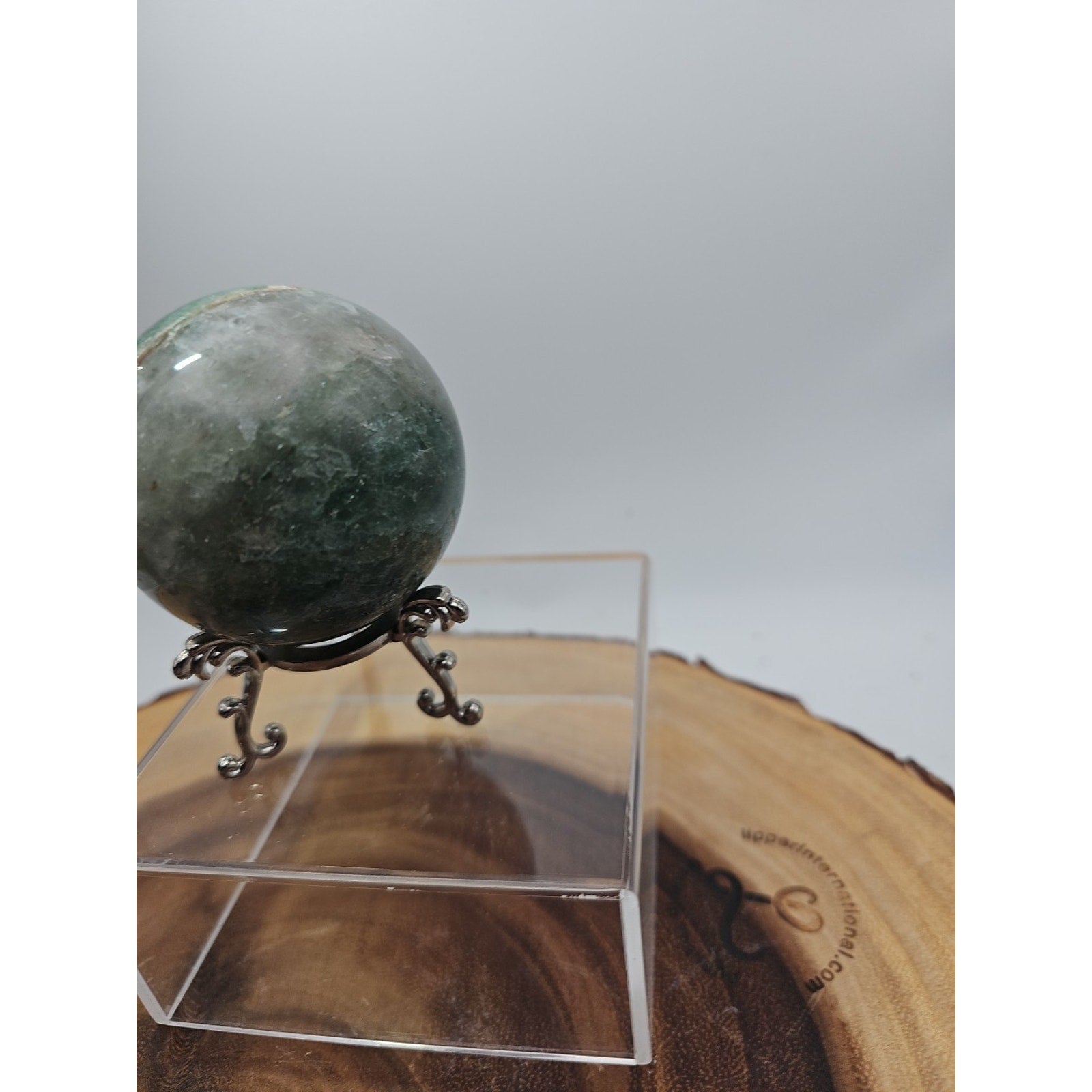 Green Strawberry Quartz 62mm .73lb W/stand